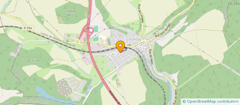 localisation de l'entreprise MADAME ALEXA ROSSETTI  FONTOY