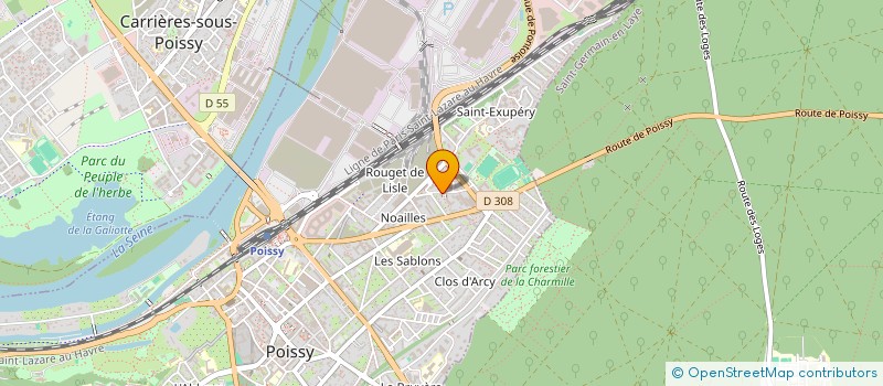 localisation de l'entreprise MADAME ALEXA VAZQUEZ GUERRA à POISSY