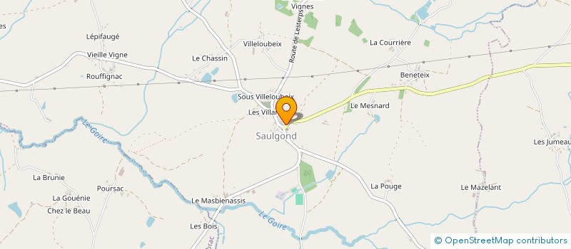 localisation de l'entreprise MADAME ALEXANDER GARRETT à SAULGOND