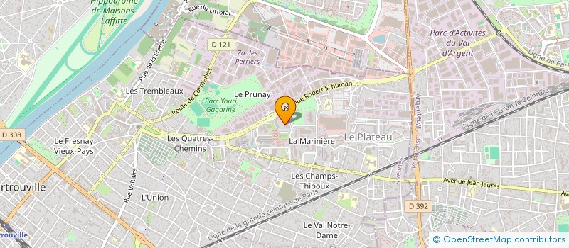 localisation de l'entreprise MADAME ALEXANDRA ABOT  SARTROUVILLE