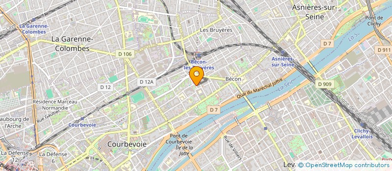 localisation de l'entreprise MADAME ALEXANDRA ACHOUR à COURBEVOIE