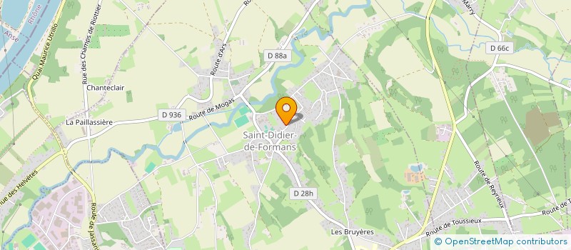 localisation de l'entreprise MADAME ALEXANDRA AGI  SAINT-DIDIER-DE-FORMANS