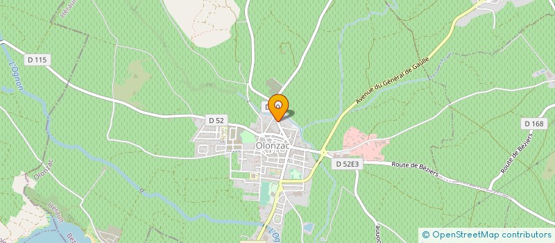 localisation de l'entreprise MADAME ALEXANDRA AGUSTI  OLONZAC