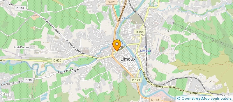 localisation de l'entreprise MADAME ALEXANDRA AGUT  LIMOUX