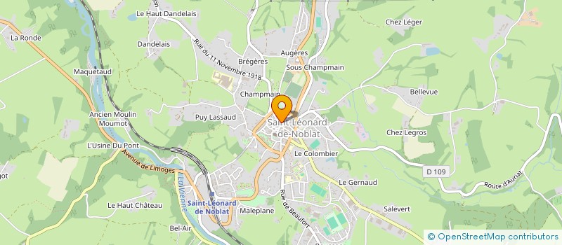 localisation de l'entreprise MADAME ALEXANDRA ALGIERI  SAINT-LEONARD-DE-NOBLAT