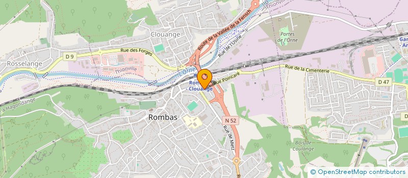 localisation de l'entreprise MADAME ALEXANDRA ALTOMONTE  ROMBAS