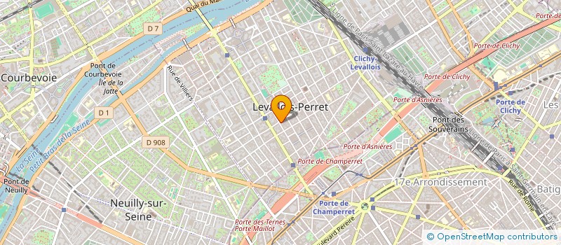 localisation de l'entreprise MADAME ALEXANDRA AMIEL à LEVALLOIS-PERRET
