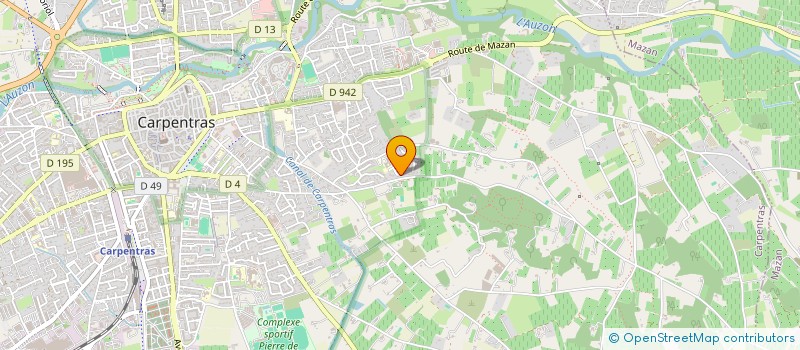 localisation de l'entreprise MADAME ALEXANDRA-ANDREEA PAVEL  CARPENTRAS