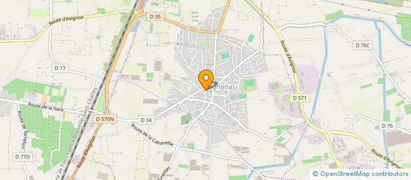 localisation de l'entreprise MADAME ALEXANDRA ANDRIC  ROGNONAS