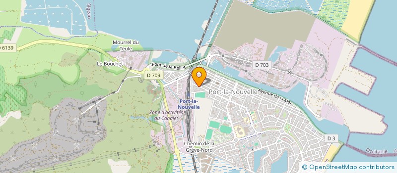 localisation de l'entreprise MADAME ALEXANDRA ARMAND  PORT-LA-NOUVELLE