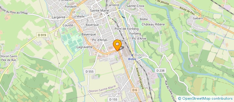 localisation de l'entreprise MADAME ALEXANDRA ARRUEBO  OLORON-SAINTE-MARIE