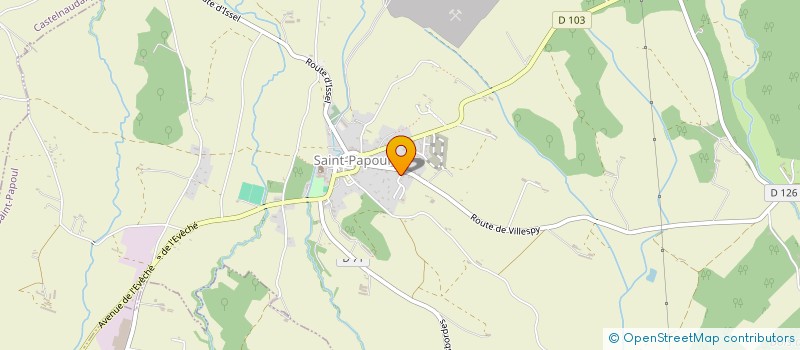 localisation de l'entreprise MADAME ALEXANDRA ARTH  SAINT-PAPOUL