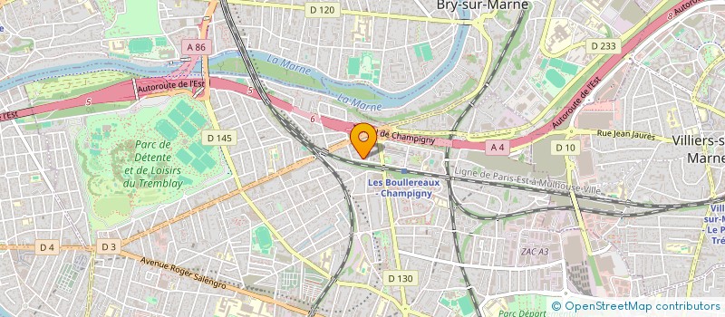 localisation de l'entreprise MADAME ALEXANDRA ASNAR  CHAMPIGNY-SUR-MARNE