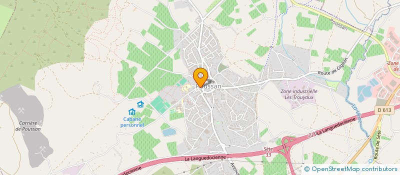 localisation de l'entreprise MADAME ALEXANDRA AUBERT  POUSSAN