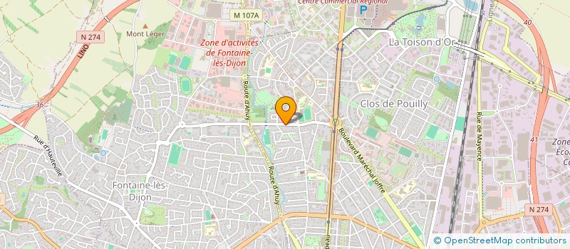 localisation de l'entreprise MADAME ALEXANDRA AUGEARD  DIJON