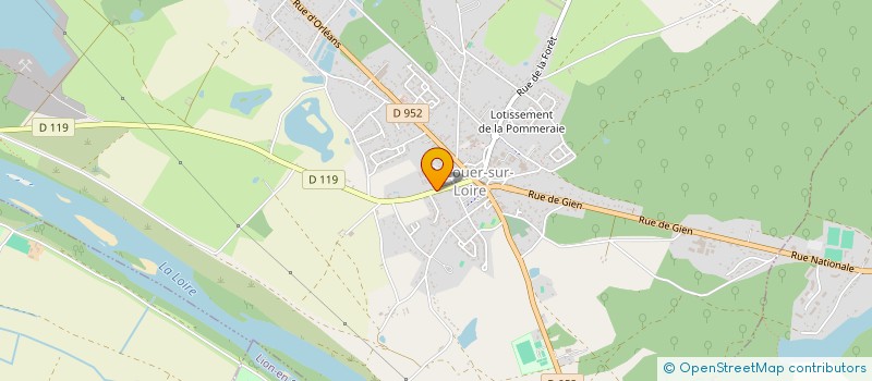 localisation de l'entreprise MADAME ALEXANDRA AUGER  OUZOUER-SUR-LOIRE