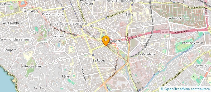 localisation de l'entreprise MADAME ALEXANDRA AUGER à MARSEILLE