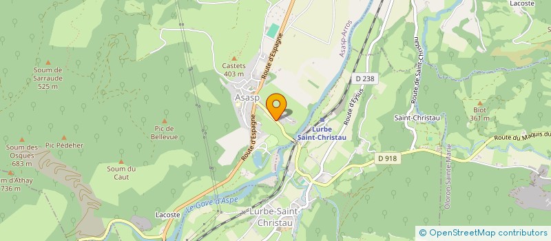 localisation de l'entreprise MADAME ALEXANDRA AYALA BUENO  LURBE-SAINT-CHRISTAU