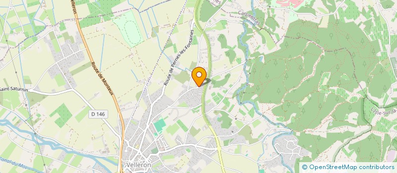 localisation de l'entreprise MADAME ALEXANDRA BAAS  VELLERON