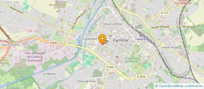 localisation de l'entreprise MADAME ALEXANDRA BACHELET  CAMBRAI