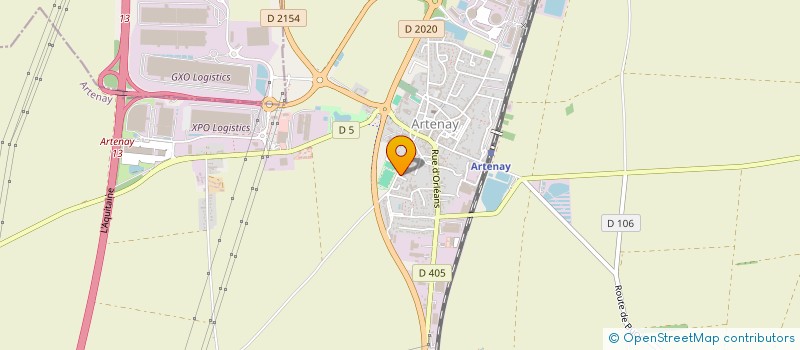 localisation de l'entreprise MADAME ALEXANDRA BAERT à ARTENAY