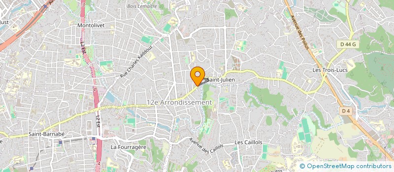 localisation de l'entreprise MADAME ALEXANDRA BAFFAULIE  MARSEILLE