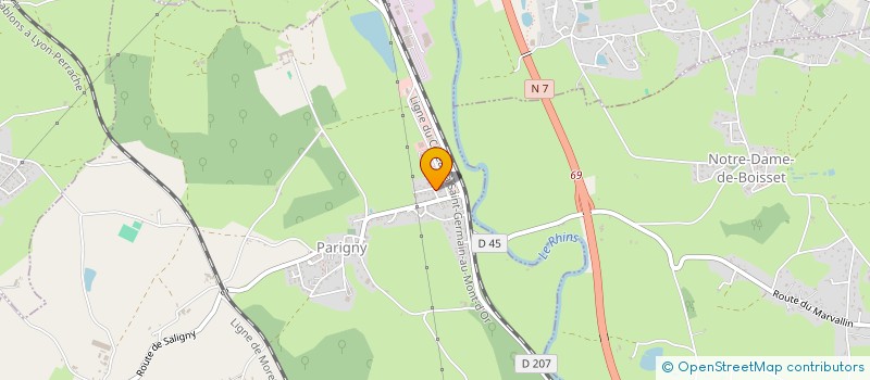 localisation de l'entreprise MADAME ALEXANDRA BALANCHE-DURAND  PARIGNY