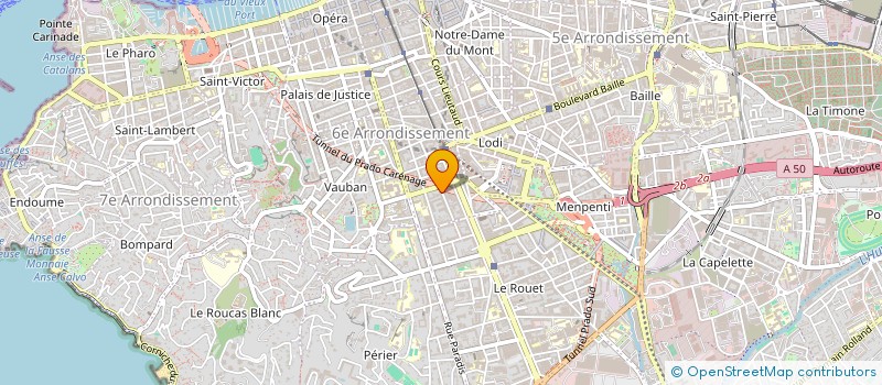 localisation de l'entreprise MADAME ALEXANDRA BALARESQUE à MARSEILLE