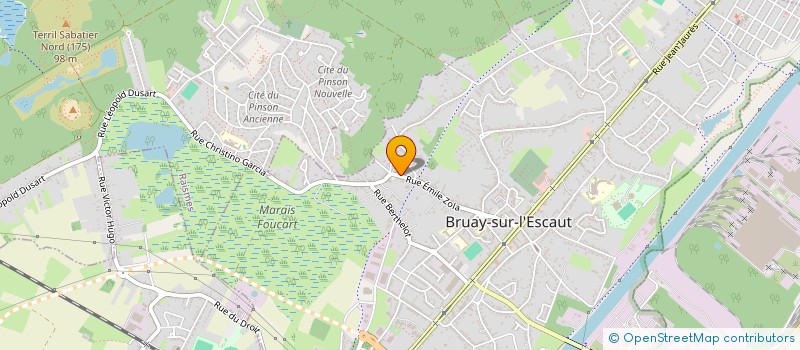 localisation de l'entreprise MADAME ALEXANDRA BALLU  BRUAY-SUR-L'ESCAUT