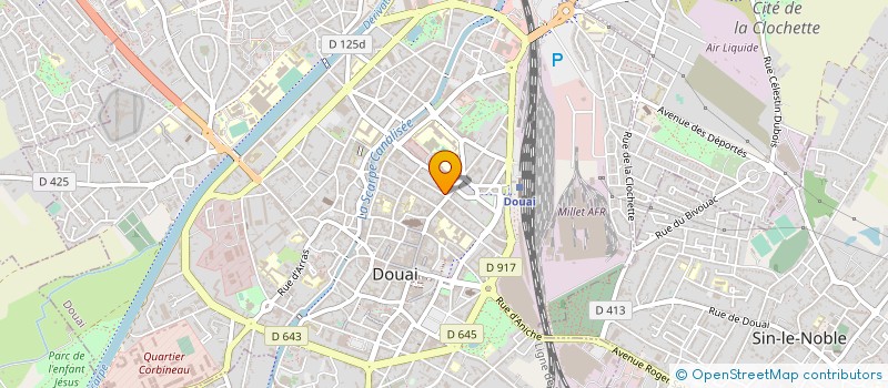 localisation de l'entreprise MADAME ALEXANDRA BANTI à DOUAI