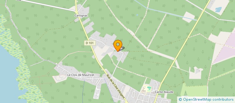 localisation de l'entreprise MADAME ALEXANDRA BARANGE  HOURTIN