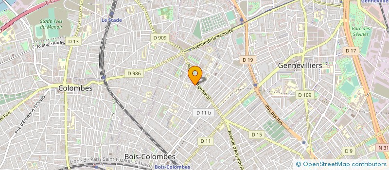 localisation de l'entreprise MADAME ALEXANDRA BARBOSA à BOIS COLOMBES