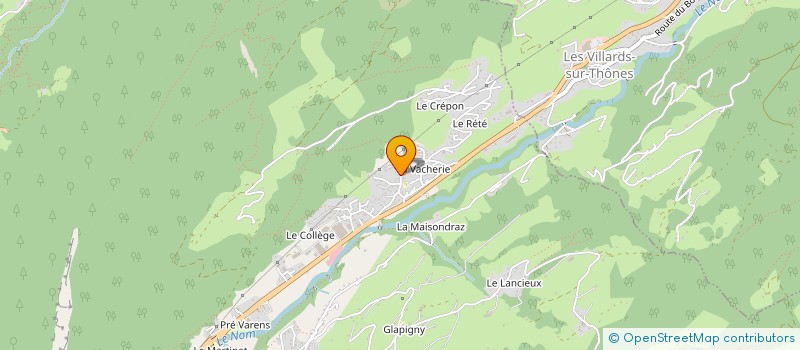 localisation de l'entreprise MADAME ALEXANDRA BARBULEE  THONES