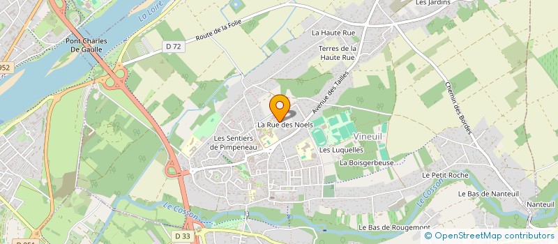 localisation de l'entreprise MADAME ALEXANDRA BARCELO  VINEUIL