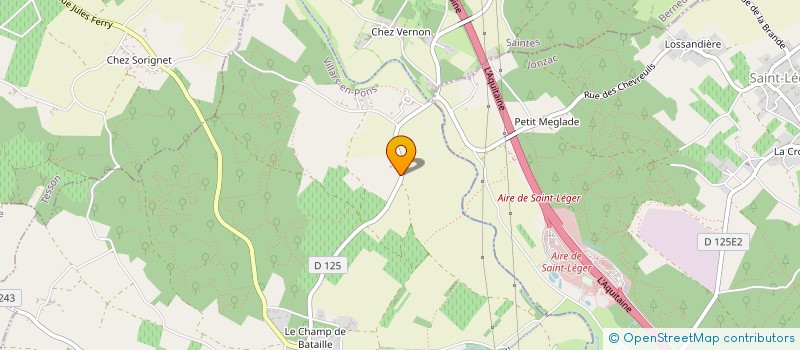 localisation de l'entreprise MADAME ALEXANDRA BAUTERS  VILLARS-EN-PONS