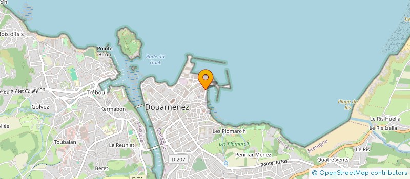 localisation de l'entreprise MADAME ALEXANDRA BEAUDOUIN  DOUARNENEZ