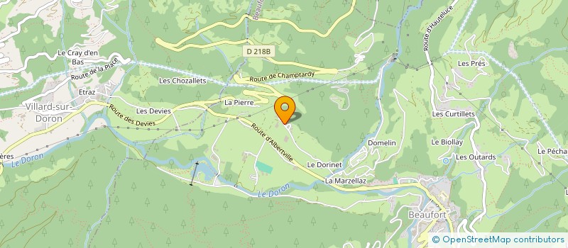 localisation de l'entreprise MADAME ALEXANDRA BEAUQUIS à BEAUFORT