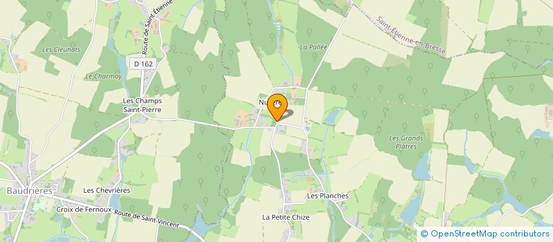 localisation de l'entreprise MADAME ALEXANDRA BEGUYOT  SAINT-VINCENT-EN-BRESSE