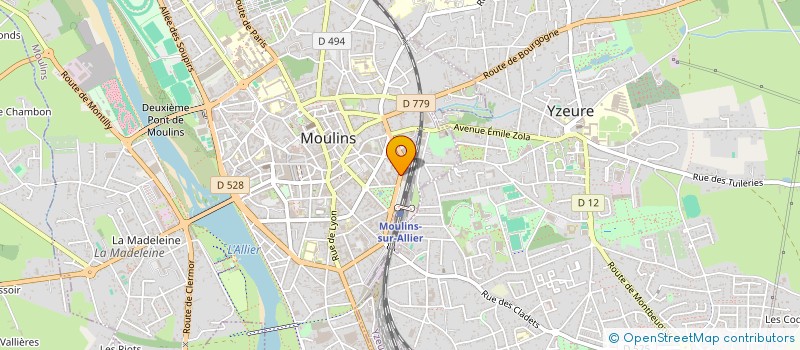 localisation de l'entreprise MADAME ALEXANDRA BELIN à MOULINS