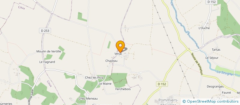 localisation de l'entreprise MADAME ALEXANDRA BELIS  POMMIERS-MOULONS