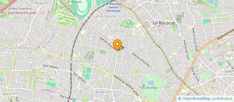 localisation de l'entreprise MADAME ALEXANDRA BELLOC  BORDEAUX