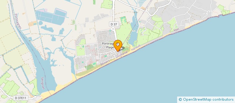 localisation de l'entreprise MADAME ALEXANDRA BELOT  PORTIRAGNES