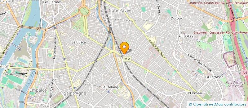 localisation de l'entreprise MADAME ALEXANDRA BENATTAR  TOULOUSE