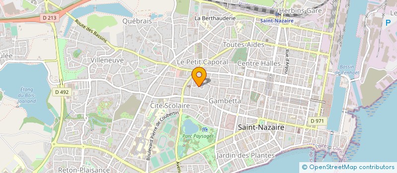 localisation de l'entreprise MADAME ALEXANDRA BENEFIX à SAINT-NAZAIRE