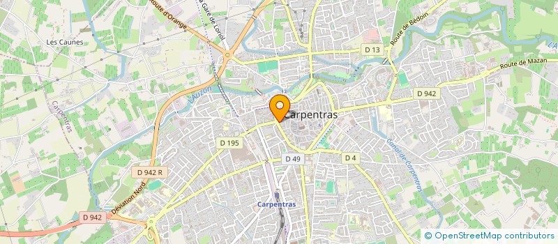 localisation de l'entreprise MADAME ALEXANDRA BENRAMDANE à CARPENTRAS