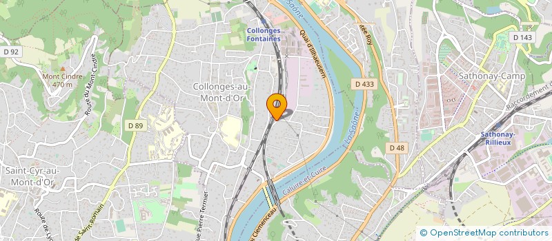 localisation de l'entreprise MADAME ALEXANDRA BERGER  ALBIGNY-SUR-SAONE