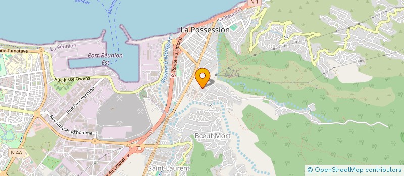 localisation de l'entreprise MADAME ALEXANDRA BERGERET à LA POSSESSION