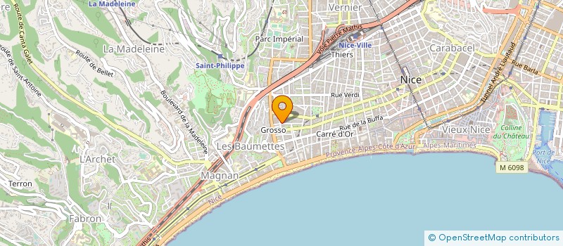 localisation de l'entreprise MADAME ALEXANDRA BERNARD à NICE