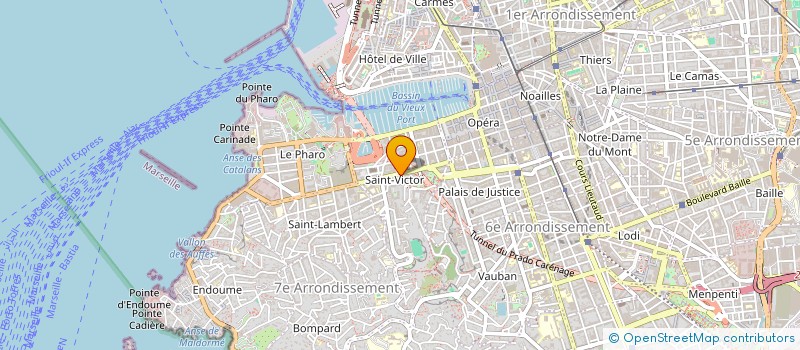 localisation de l'entreprise MADAME ALEXANDRA BERNARD  MARSEILLE