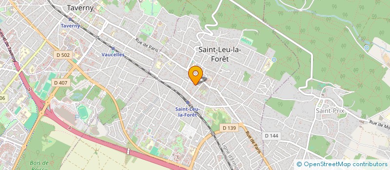 localisation de l'entreprise MADAME ALEXANDRA BERNARD  SAINT-LEU-LA-FORET